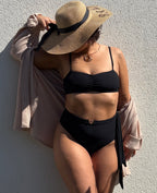 Bali - Minimalist Black Bikini Set